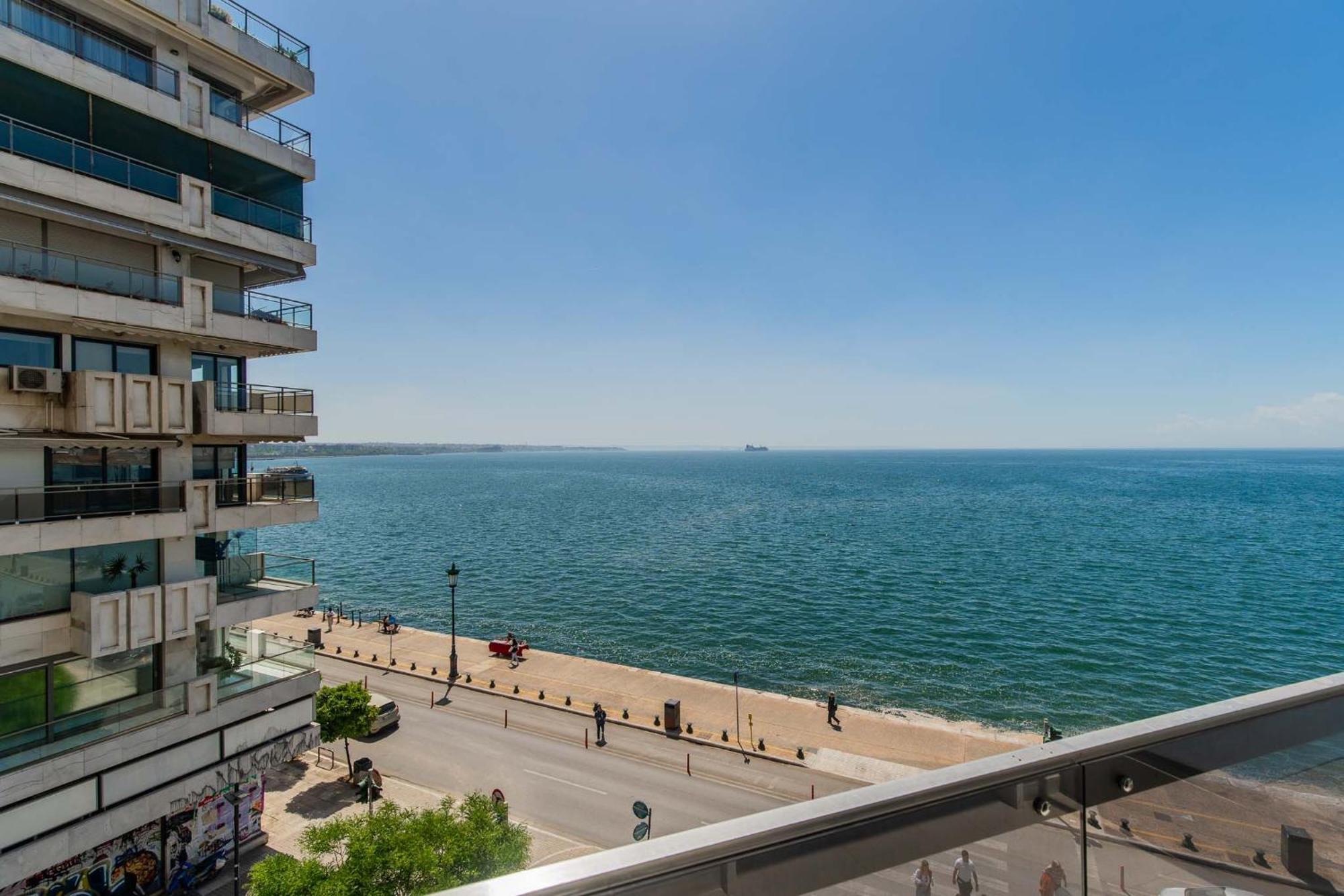 Ferienwohnung Luxury Sea View Retreat Thessaloniki Exterior foto