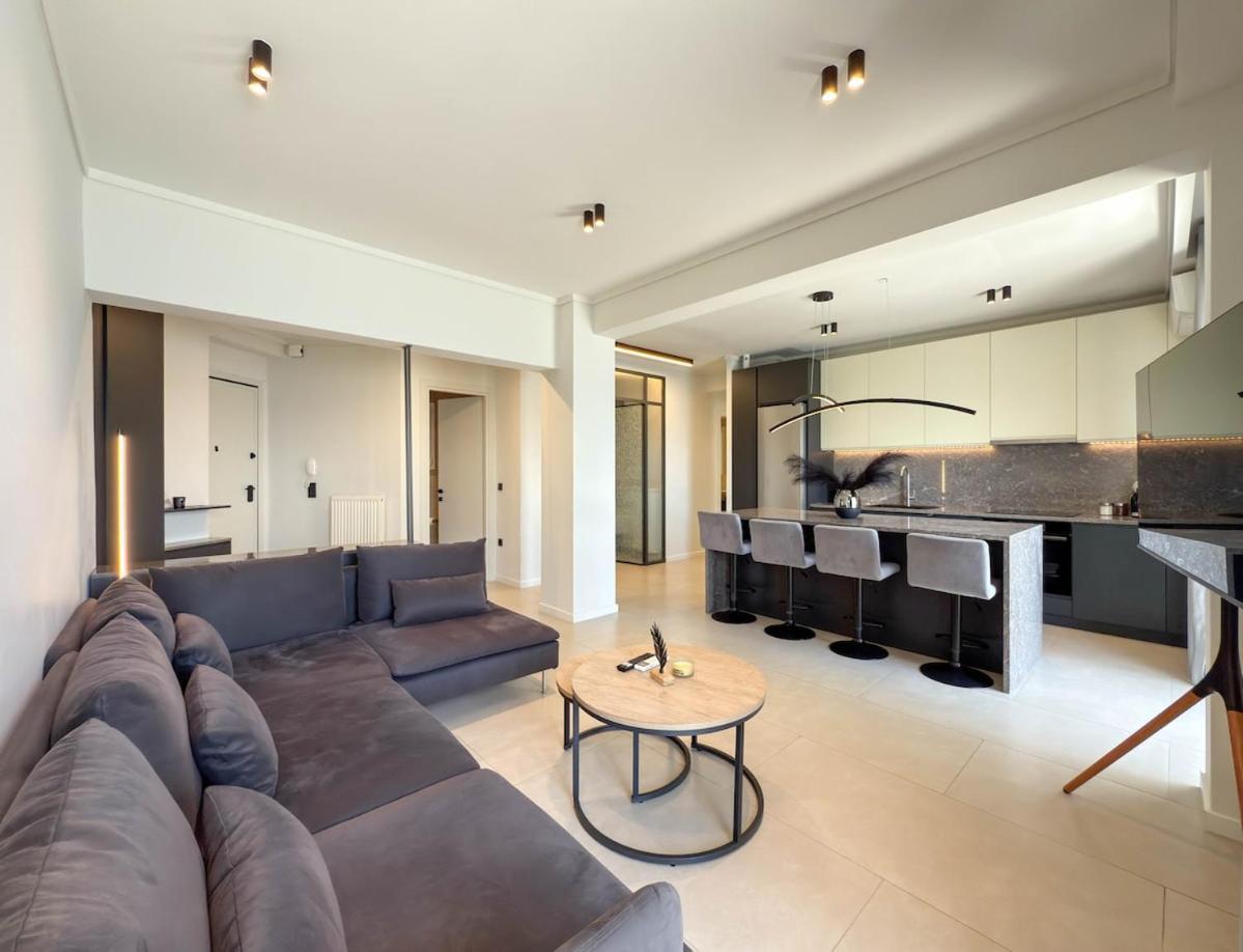 Ferienwohnung Luxury Sea View Retreat Thessaloniki Exterior foto