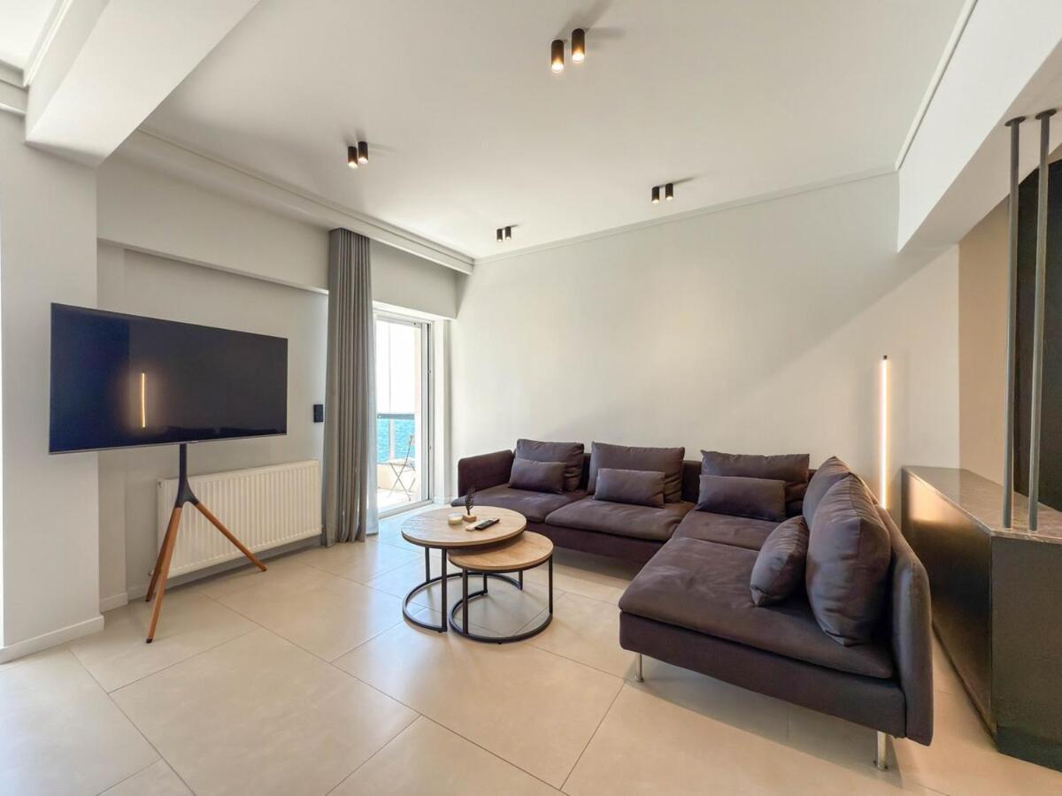 Ferienwohnung Luxury Sea View Retreat Thessaloniki Exterior foto