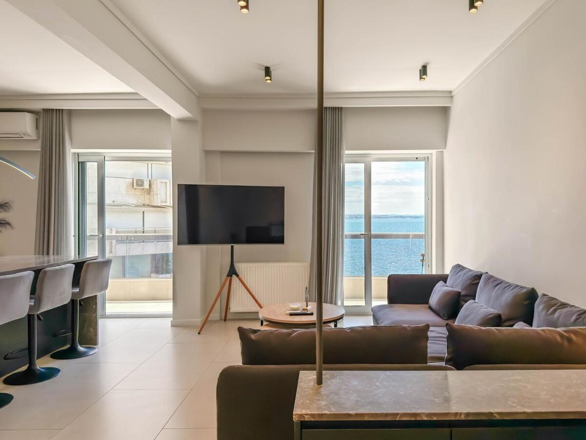 Ferienwohnung Luxury Sea View Retreat Thessaloniki Exterior foto