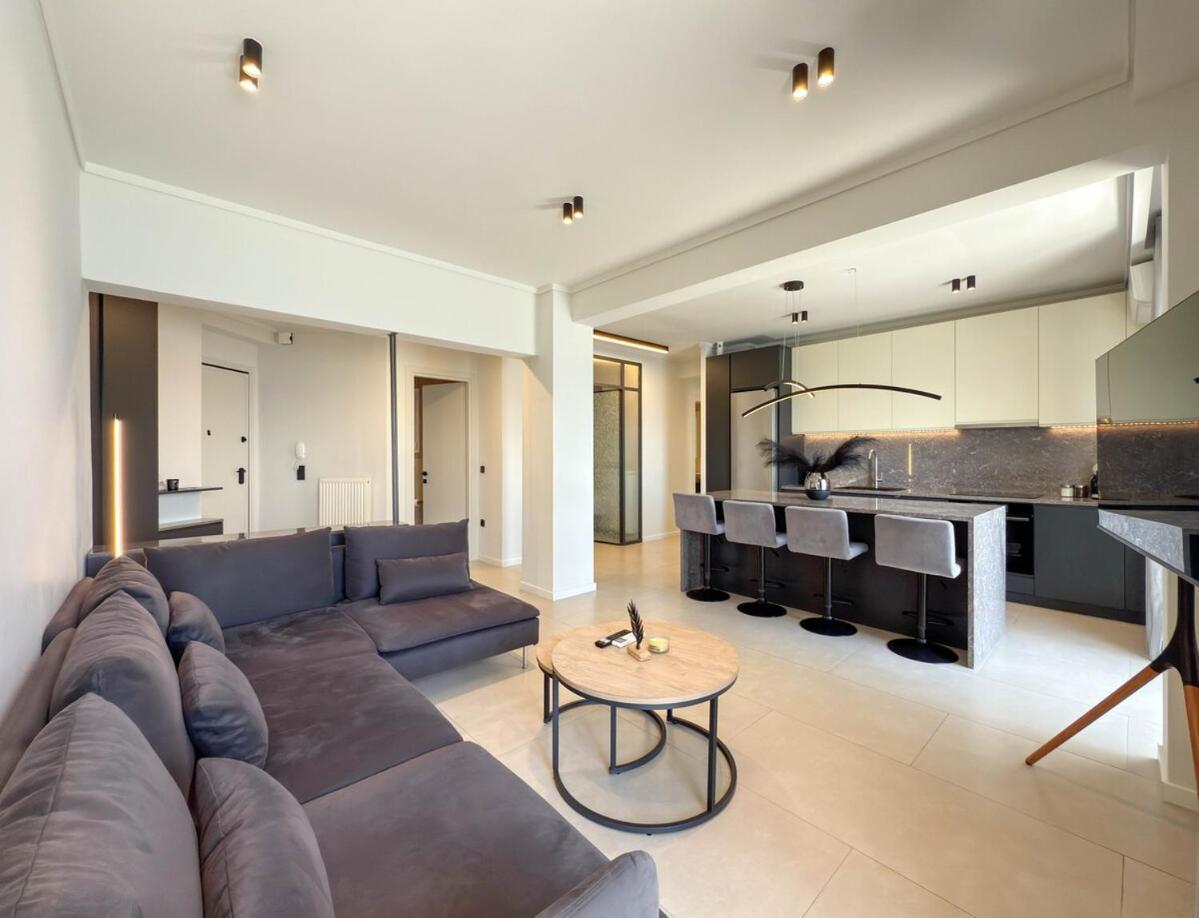 Ferienwohnung Luxury Sea View Retreat Thessaloniki Exterior foto