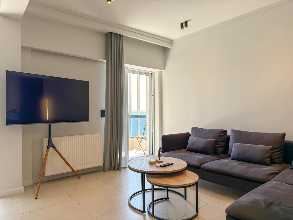 Ferienwohnung Luxury Sea View Retreat Thessaloniki Exterior foto