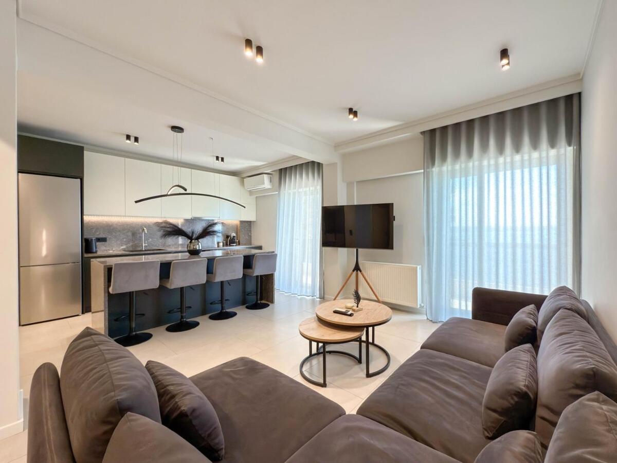 Ferienwohnung Luxury Sea View Retreat Thessaloniki Exterior foto